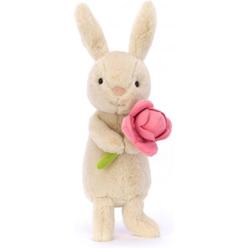  Jellycat Bonnie Bunny with Peony Stuffed Animal Plush Toy