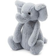 Jellycat Bashful Grey Elephant Stuffed Animal, Small, 7 inches