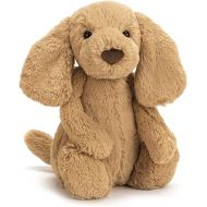 Jellycat Bashful Toffee Puppy Stuffed Animal Plush Dog, Medium, 12 inches