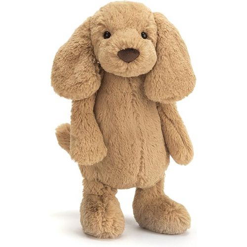  Jellycat Bashful Toffee Puppy Stuffed Animal, Medium, 12 inches