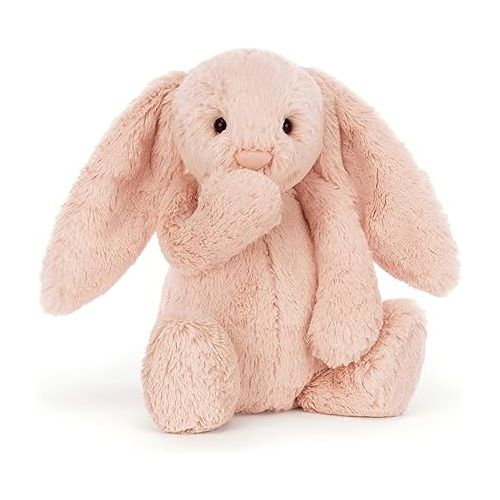  Jellycat Bashful Blush Bunny Stuffed Animal, Medium, 12 inches