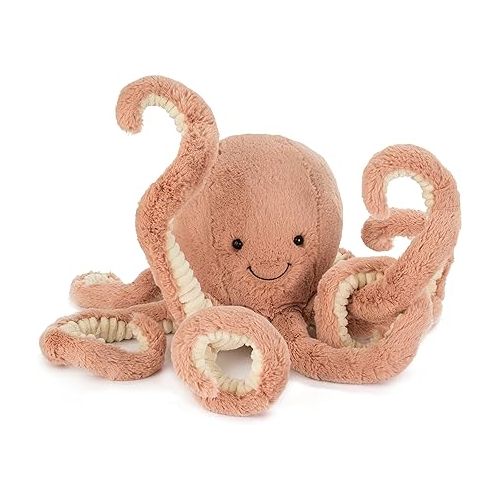  Jellycat Odell Octopus Stuffed Animal, Medium, 9 inches