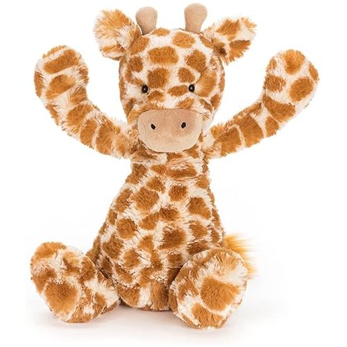  Jellycat Bashful Giraffe Stuffed Animal, Medium, 12 inches