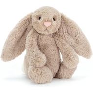 Jellycat Bashful Beige Bunny Stuffed Animal, Medium, 12 inches