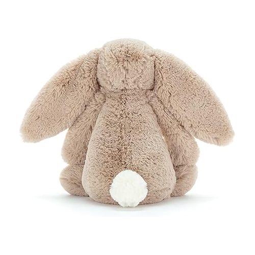  Jellycat Bashful Beige Bunny Stuffed Animal, Medium, 12 inches