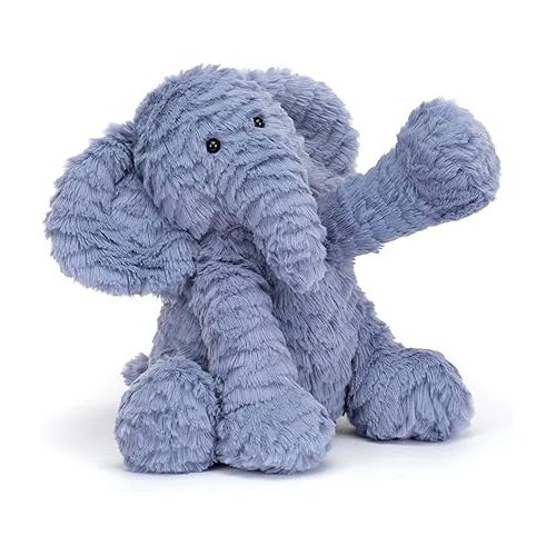  Jellycat Fuddlewuddle Elephant Stuffed Animal, Medium, 9 inches