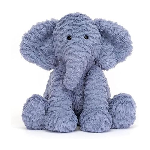  Jellycat Fuddlewuddle Elephant Stuffed Animal, Medium, 9 inches