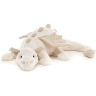 Jellycat Snow Dragon Stuffed Animal, Medium