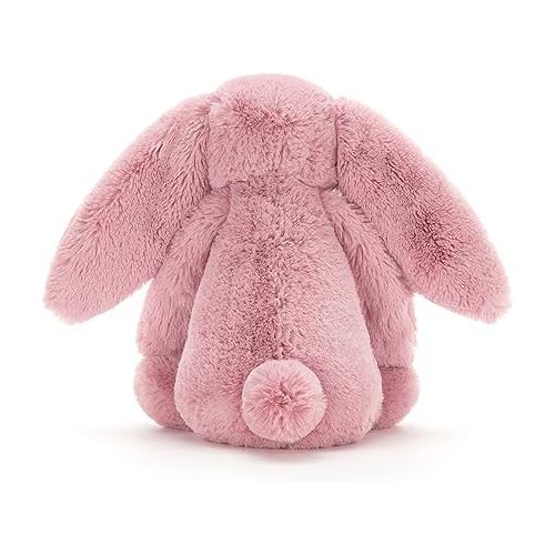  Jellycat Bashful Pink Tulip Bunny Stuffed Animal, Medium, 12 inches