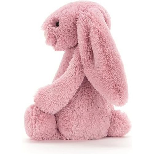  Jellycat Bashful Pink Tulip Bunny Stuffed Animal, Medium, 12 inches