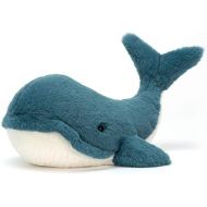 Jellycat Wally Whale Stuffed Animal, Small, 8 inches