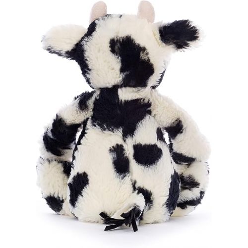  Jellycat Bashful Cow Calf Stuffed Animal, Medium, 12 inches