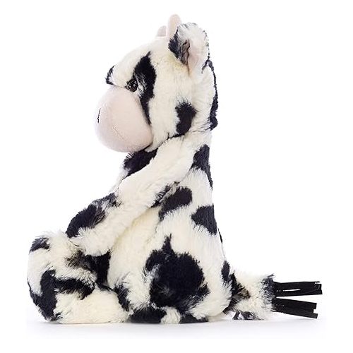  Jellycat Bashful Cow Calf Stuffed Animal, Medium, 12 inches