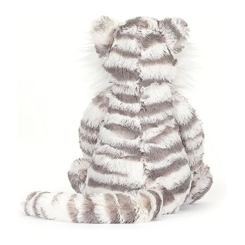  Jellycat Bashful Snow Tiger Medium Stuffed Animal