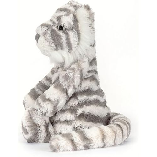  Jellycat Bashful Snow Tiger Medium Stuffed Animal