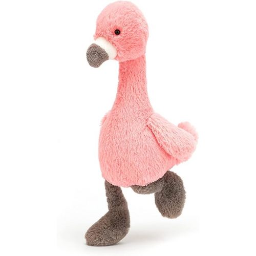  Jellycat Bashful Flamingo Stuffed Animal, Medium, 12 inches