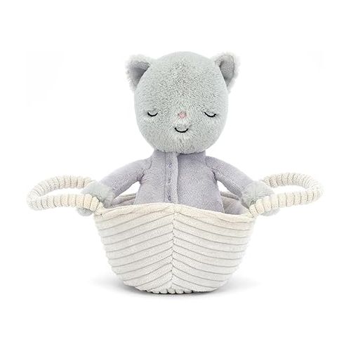  Jellycat Rock-a-Bye Kitten Cat Stuffed Animal Plush