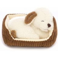 Jellycat Napping Nipper Dog Stuffed Animal with Bed