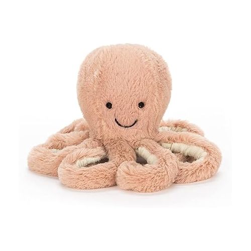  Jellycat Odell Octopus Stuffed Animal, Tiny, 6 inches