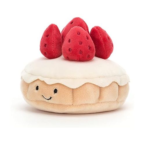  Jellycat Pretty Patisserie Tarte Aux Fraises Food Plush