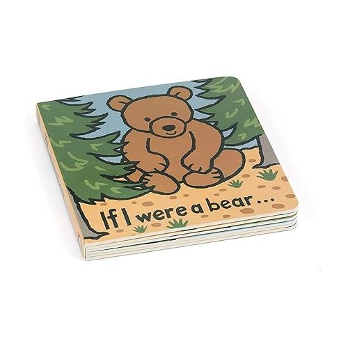  Jellycat If I were a Bear Touch and Feel Board Book for Baby