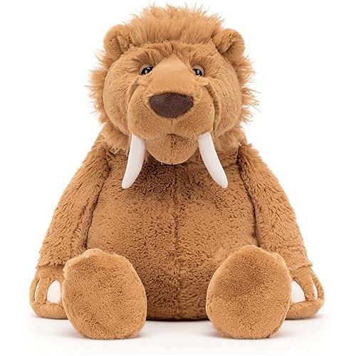  Jellycat Stellan Sabre Tooth Tiger Stuffed Animal Plush