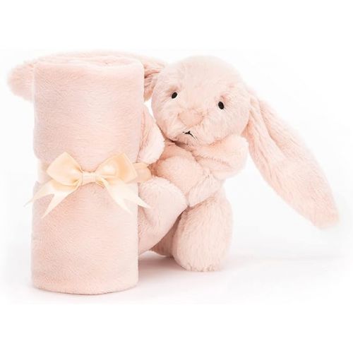  Jellycat Bashful Blush Bunny Soother Baby Stuffed Animal Security Blanket