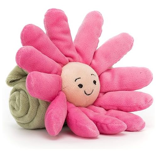  Jellycat Fleury Gerbera Pink Flower Soother Lovey Baby Security Blanket