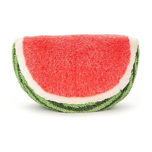  Jellycat Amuseables Watermelon Fruit Food Plush, Medium, 12 inches