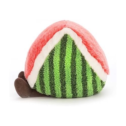  Jellycat Amuseables Watermelon Fruit Food Plush, Medium, 12 inches