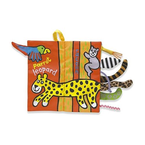  Jellycat Soft Cloth Baby Books, Jungly Tails