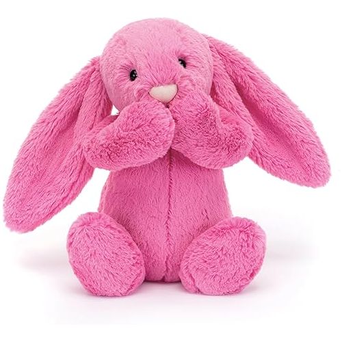  Jellycat Bashful Hot Pink Bunny Stuffed Animal Plush