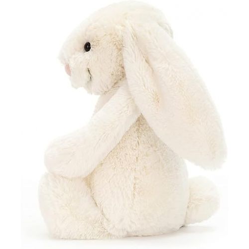  Jellycat Bashful Cream Bunny Stuffed Animal, Medium, 12 inches