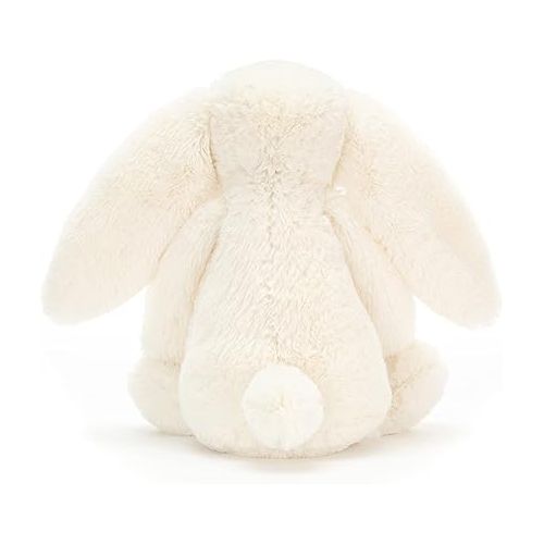  Jellycat Bashful Cream Bunny Stuffed Animal, Medium, 12 inches