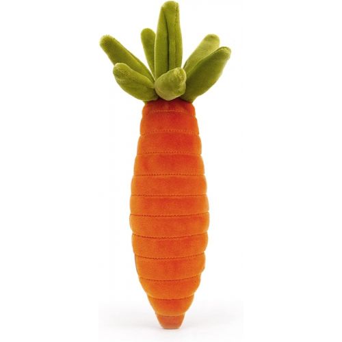  Jellycat Vivacious Vegetables Carrot Food Plush, 7 inches