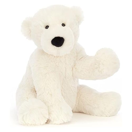  Jellycat Perry Polar Bear Stuffed Animal, Medium, 10 inches