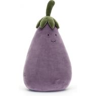 Jellycat Vivacious Vegetable Eggplant Plush, Large