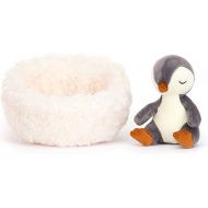 Jellycat Hibernating Penguin Stuffed Animal Plush