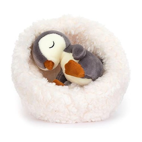  Jellycat Hibernating Penguin Stuffed Animal Plush