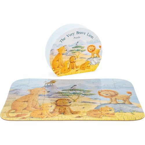  [아마존베스트]Jellycat The Very Brave Lion Puzzle for Toddlers, 35 Pieces