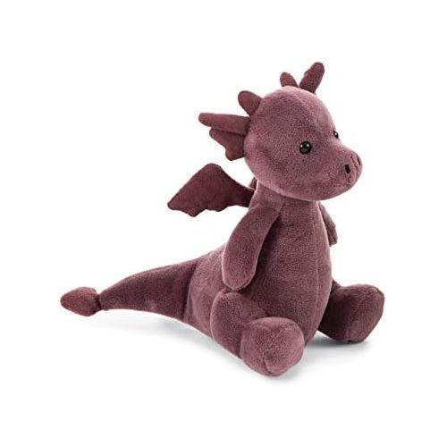  [아마존베스트]Jellycat Jelly Cat Purple Dragon Plush Toy LP6V