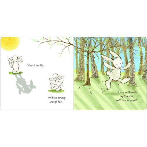  [아마존베스트]Jellycat When I Am Big Board Book and Bashful Cream Bunny, Medium - 12 inches