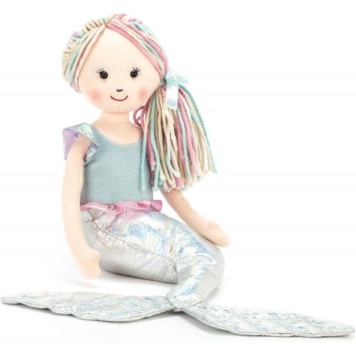  [아마존베스트]Jellycat Aqua-Lily Mermaid Stuffed Animal, Little, 13 inches