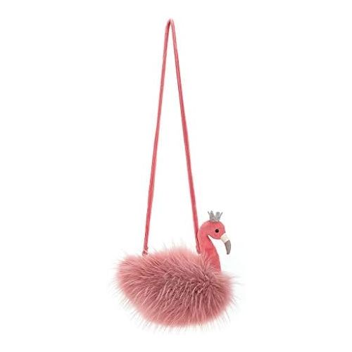  [아마존베스트]Jellycat Fancy Flamingo Plush Purse for Kids