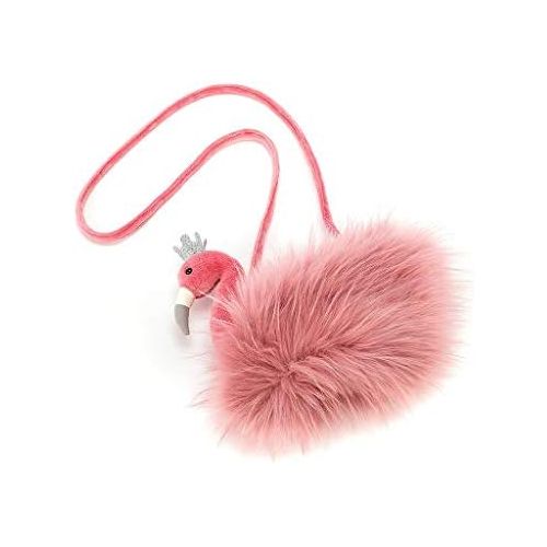  [아마존베스트]Jellycat Fancy Flamingo Plush Purse for Kids