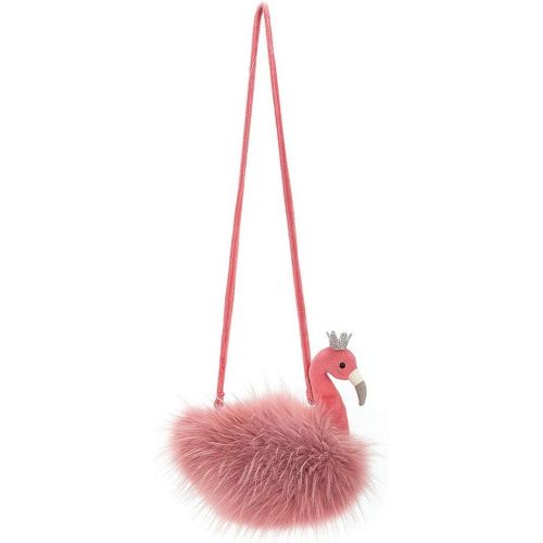  [아마존베스트]Jellycat Fancy Flamingo Plush Purse for Kids