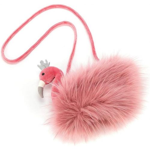  [아마존베스트]Jellycat Fancy Flamingo Plush Purse for Kids