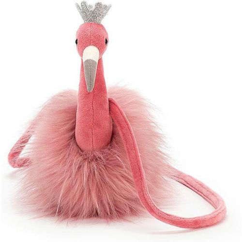  [아마존베스트]Jellycat Fancy Flamingo Plush Purse for Kids