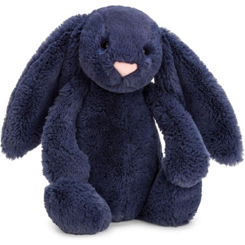  [아마존베스트]Jellycat Bashful Navy Bunny Stuffed Animal, Medium, 12 inches