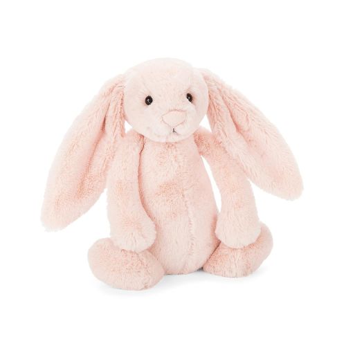  [아마존베스트]Jellycat Bashful Blush Bunny Chime Rattle Stuffed Animal, 10 inches